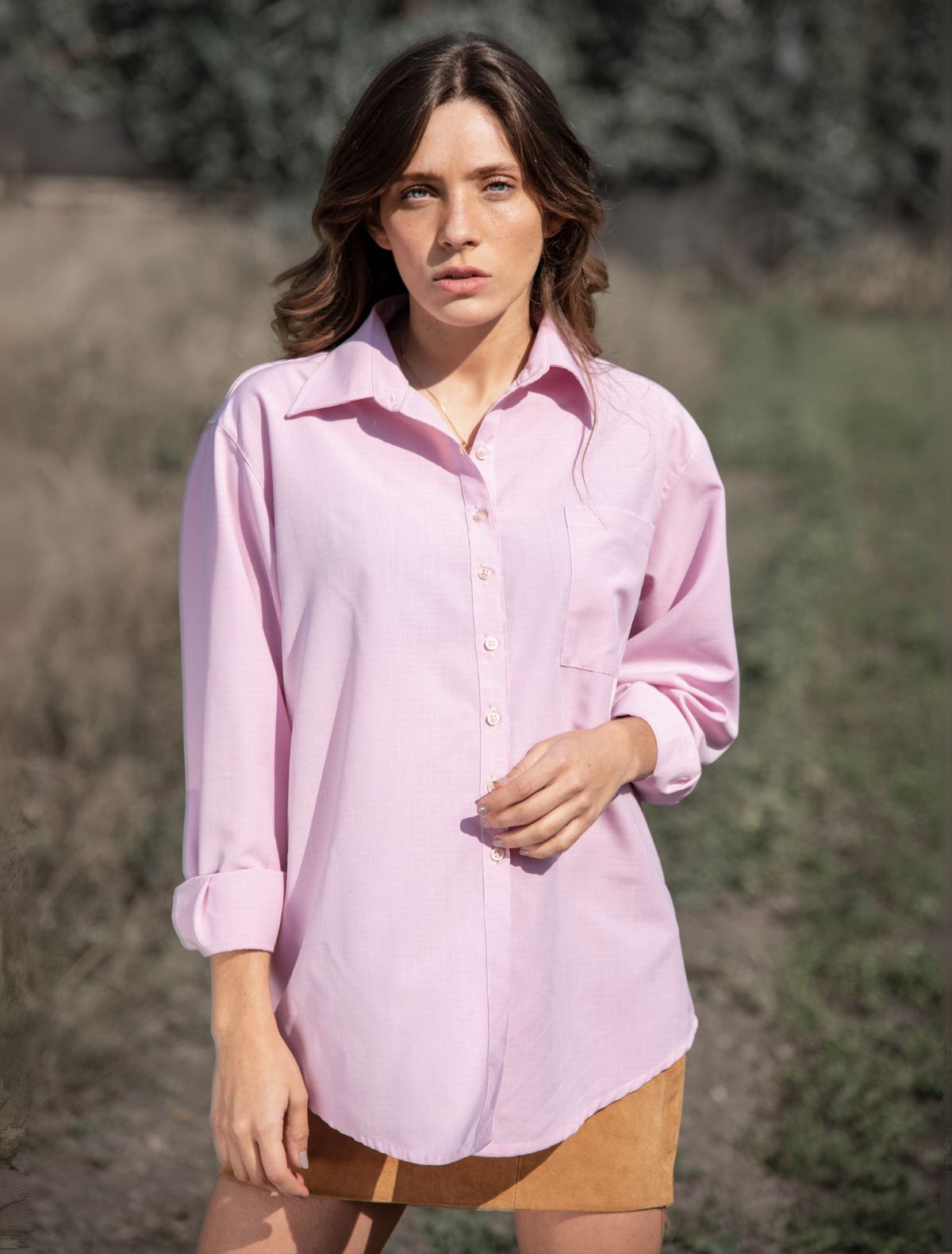 Camisa Ruby pink básica